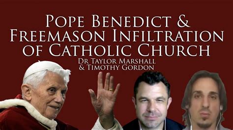 For instance, in referencing Bella Dodd's congressional testimony in 1953 on Communist <b>infiltration</b> <b>of</b> <b>the</b> <b>Church</b> beginning in the 1920s, Marshall creates a list of possible Communist Cardinals. . Masonic infiltration of the catholic church